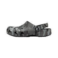 CROCS Classic Camouflage Clog Slide Black Grey 211936-0DD
