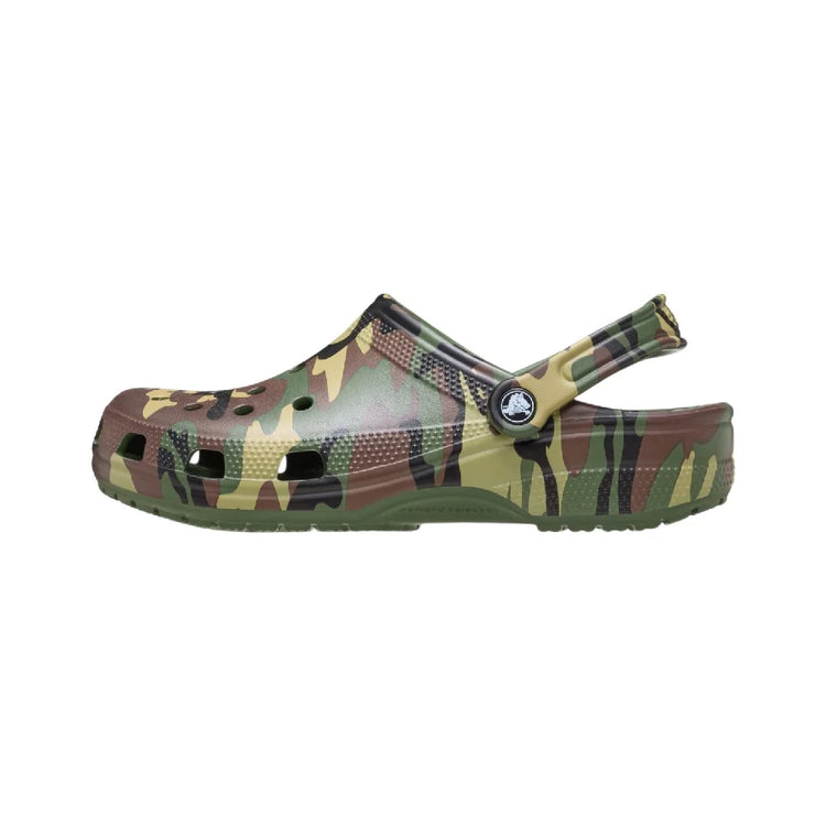 CROCS Classic Camouflage Clog Slide Army Green 211936-3TC
