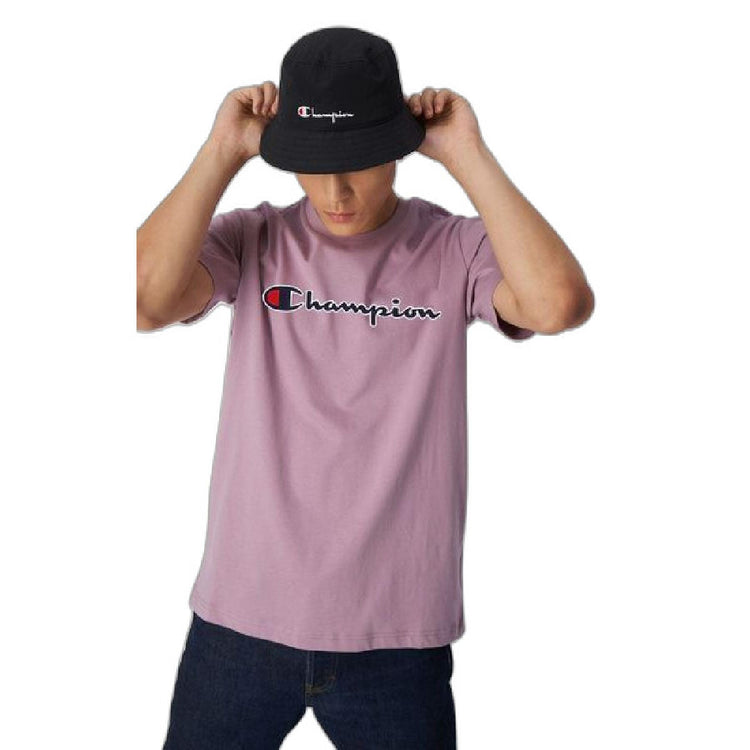 CHAMPION Crewneck T-Shirt Pink 218007-PS162