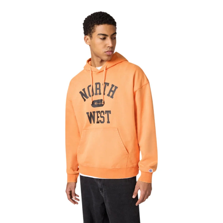 CHAMPION Hooded Sweatshirt Orange 221988-OS068