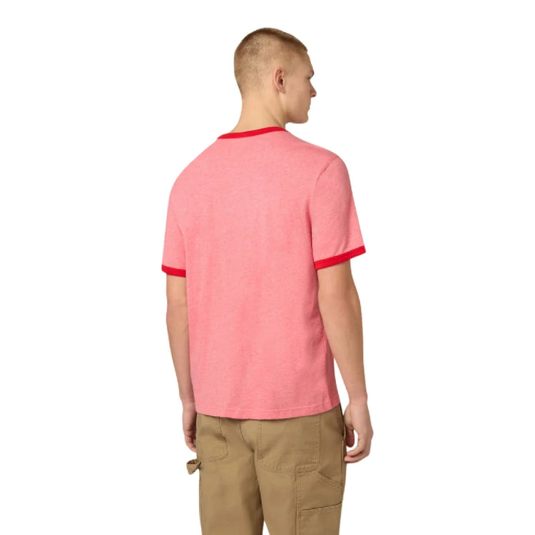 CHAMPION Ringer T-Shirt Dark Pink 222055-RM008