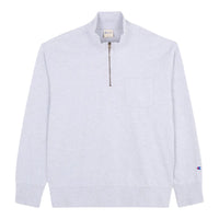 CHAMPION Half Zip Sweatshirt Light Grey 222156-EM004