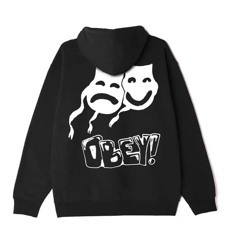 OBEY Feel Nothing Hook Up Set Hoodie 22421MC000057-BLK