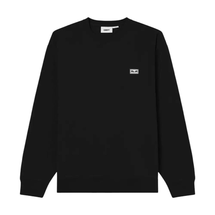 OBEY Established Works Eyes Crew Fleece Sweat 22MC0000030E-BLK
