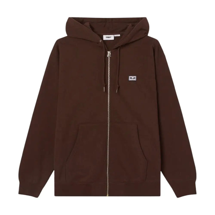 OBEY Established Works Eyes Zip Fleece Hoodie 22MC0000031E-JVA