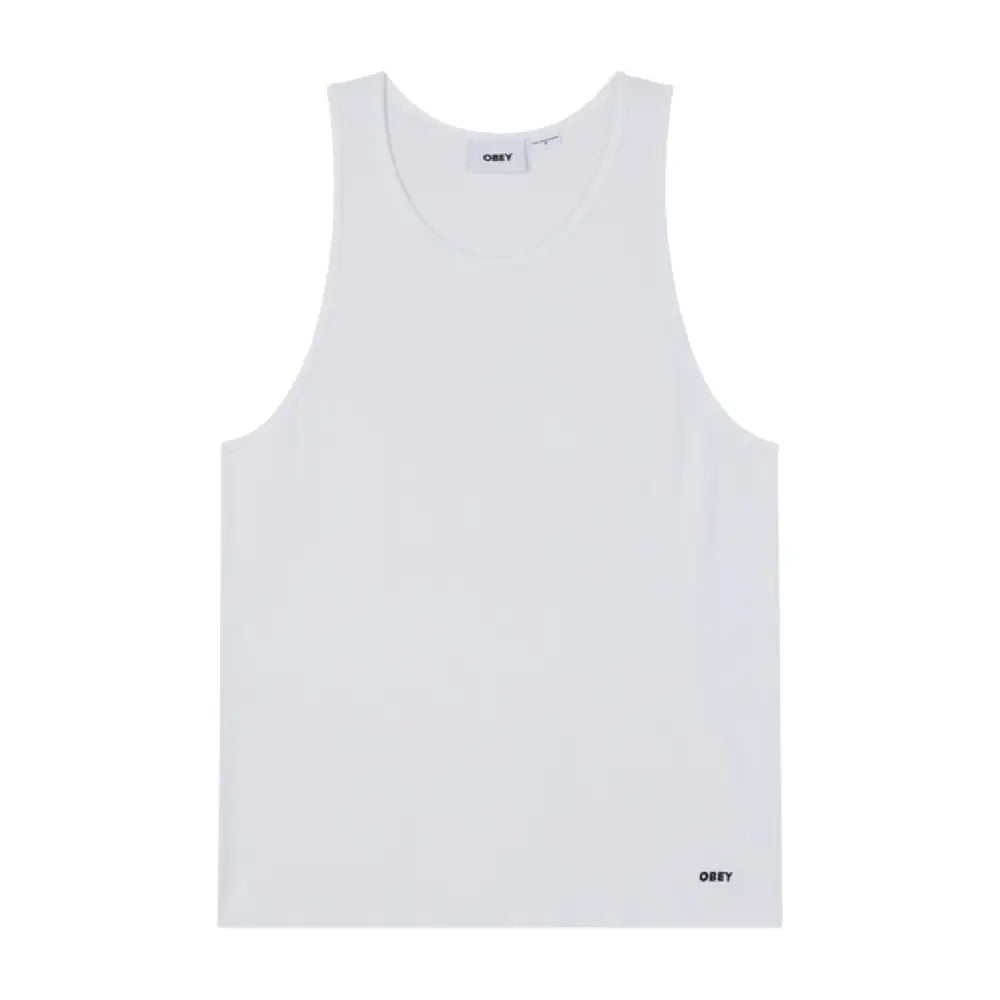 OBEY Standard Rib Tank Top 2 Pack White 22MC0000032E-WHT
