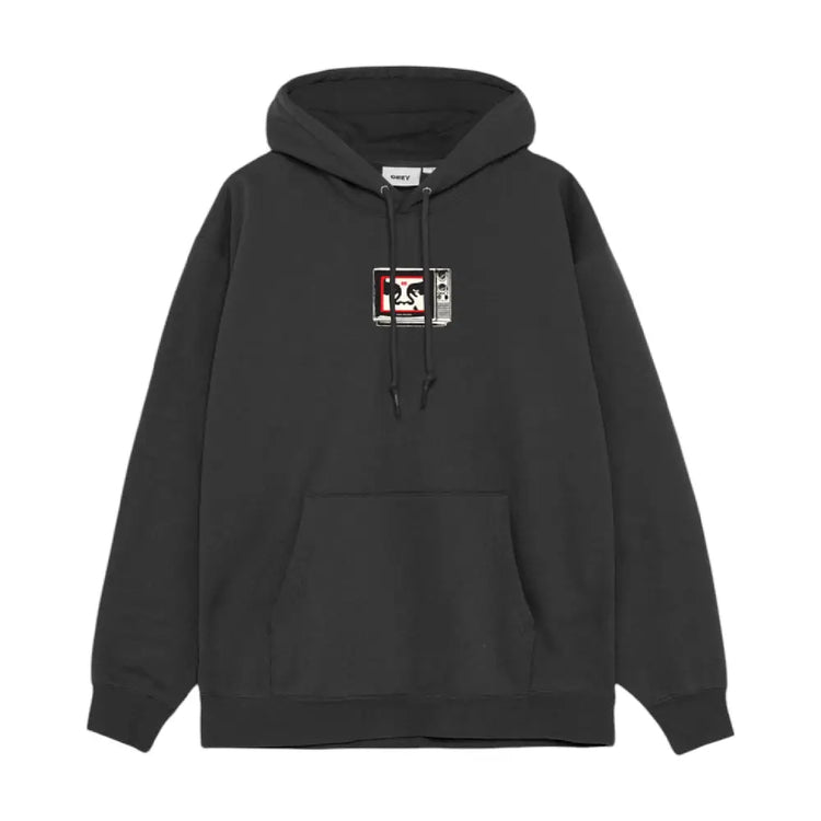 OBEY Tv Fleece Hoodie 22MC0001045-BLK