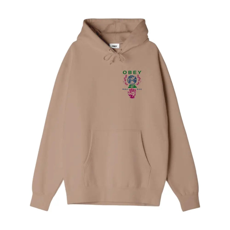 OBEY Helping Hand Fleece Hoodie 22MC0001046-WTU