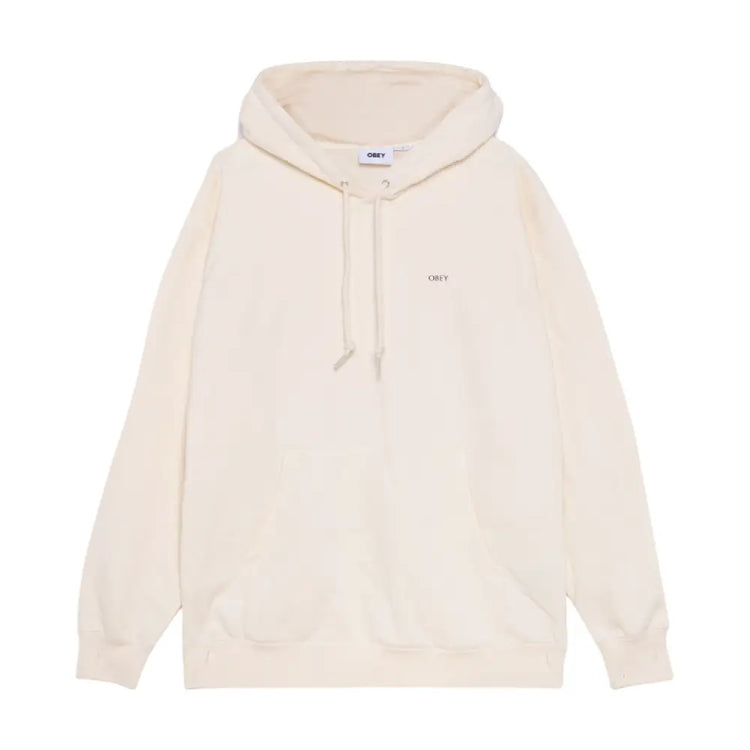 OBEY Geometric Power Canvas Fleece Hoodie 22MC0001047-UBL