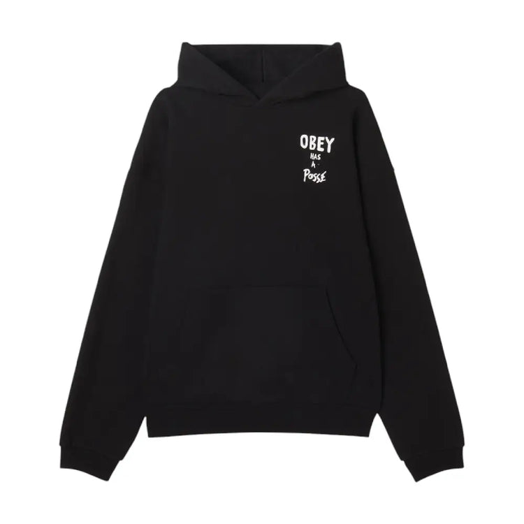 OBEY Posse Extra Heavy Fleece Hoodie 22MC0001105-BLK