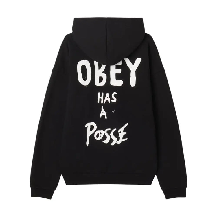 OBEY Posse Extra Heavy Fleece Hoodie 22MC0001105-BLK