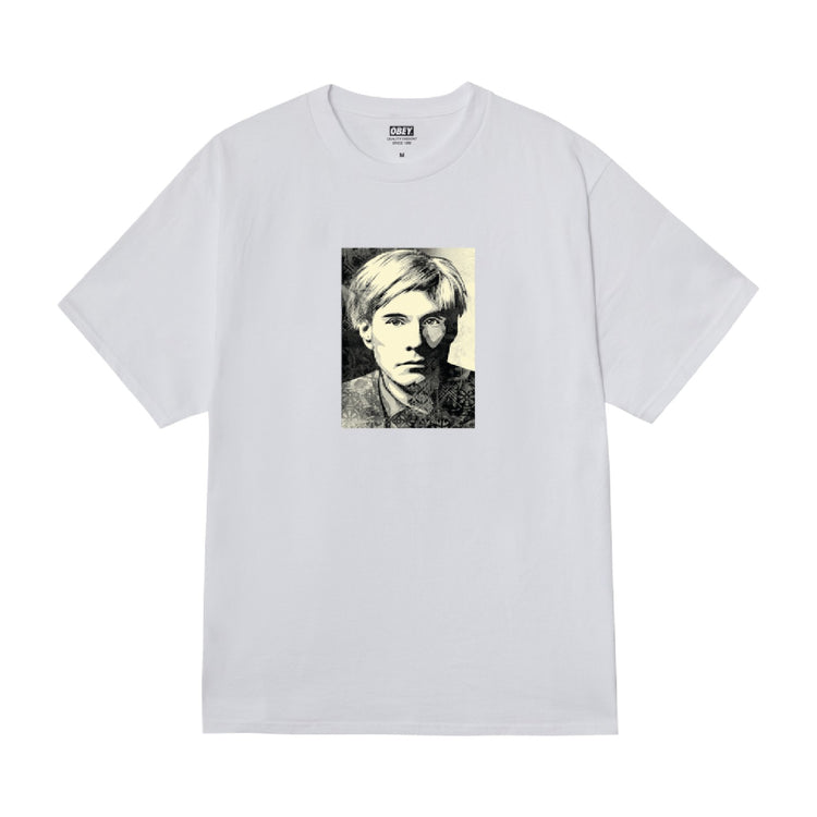 OBEY Warhol T-Shirt White 22MC0001470-WHT