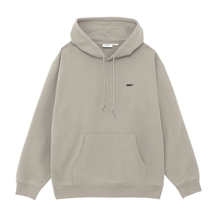 OBEY Art Studio Flowers Fleece Hoodie Grey 22MC0001473-MNS
