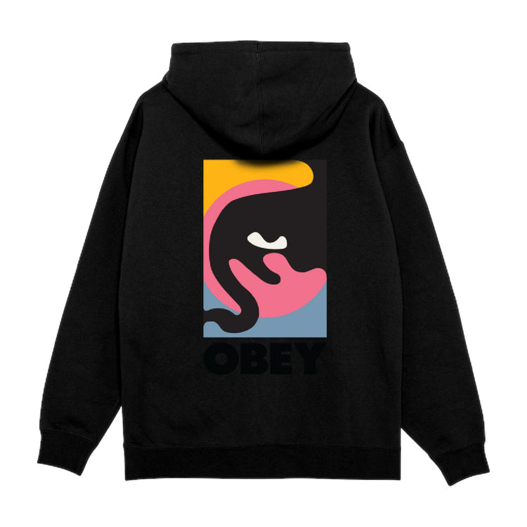 OBEY Quarter Icon Fleece Hoodie Black 22MC0001518-BLK