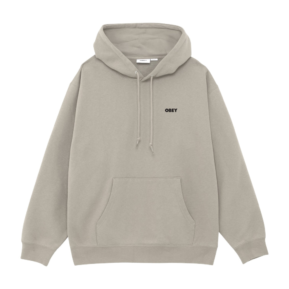 Quarter Icon Fleece Hoodie Grey - Urban Jungle