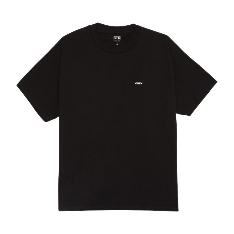 OBEY Quarter Icon T-Shirt Black 22MC0001523-BLK