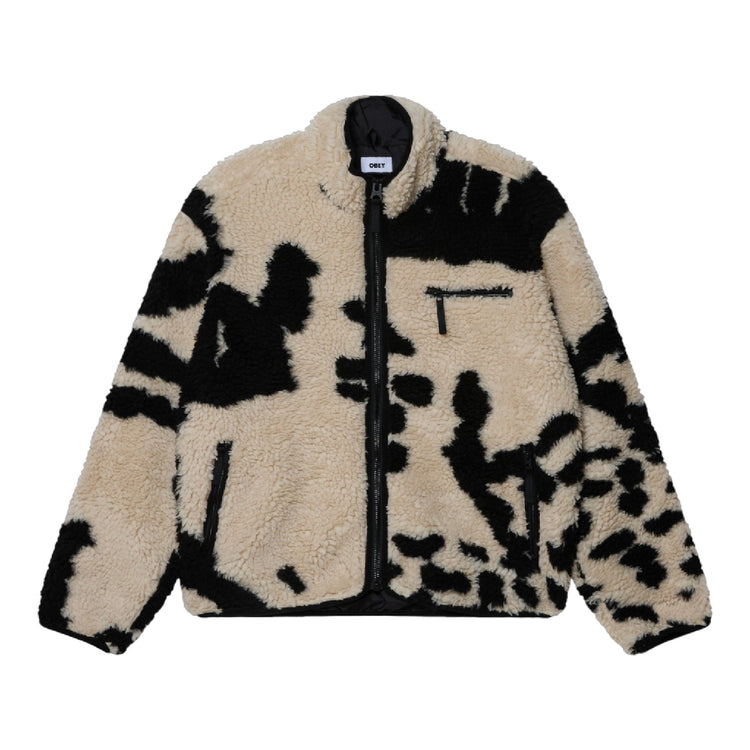 OBEY Shaggy Sherpa Jacket Multi 22MC0001557-CLY