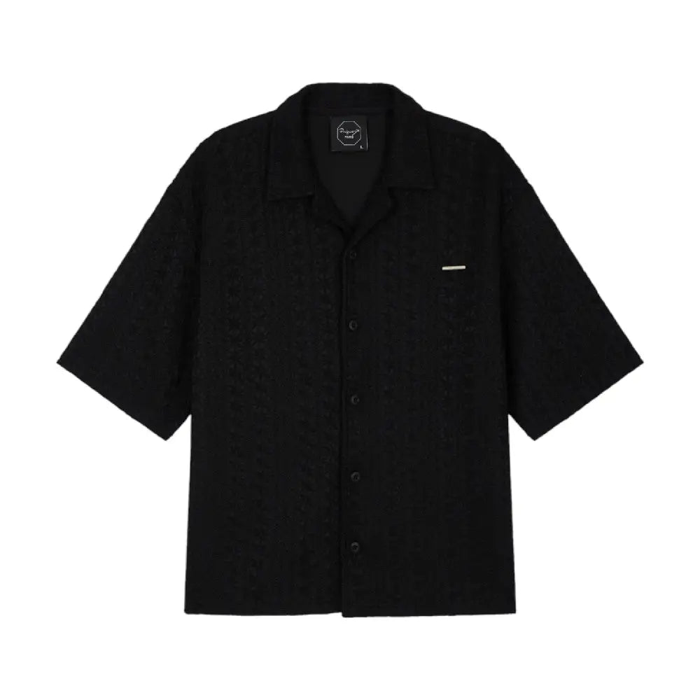PXP - PROJECT X PARIS Cabana Shirt Black 2510168-BK
