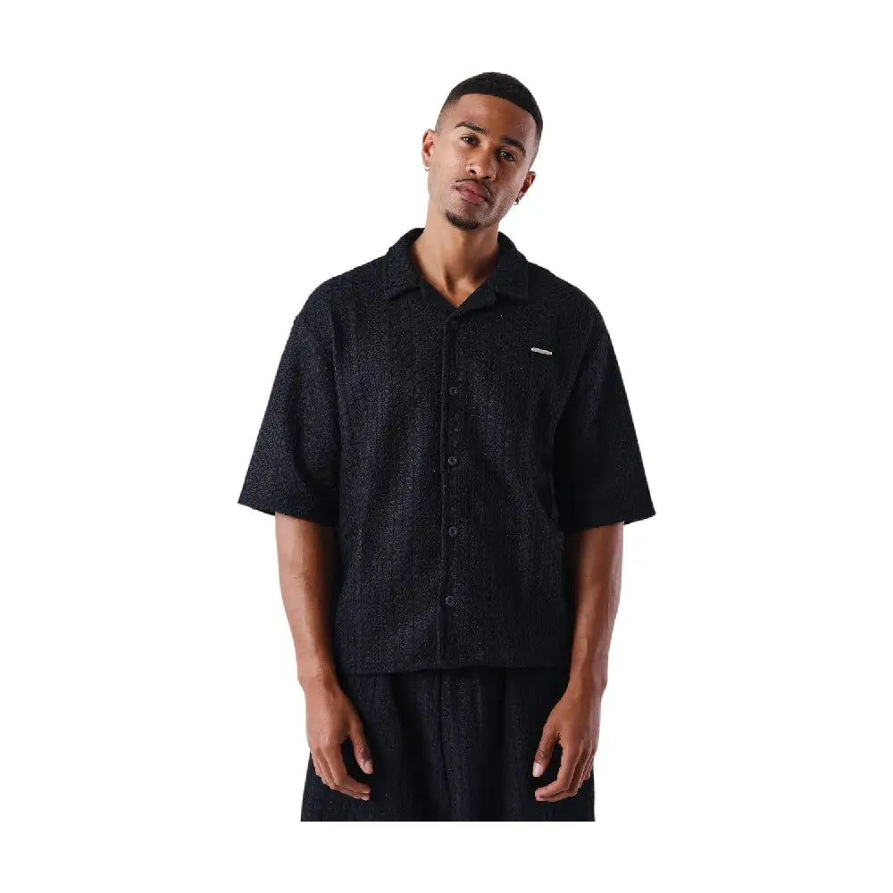 PXP - PROJECT X PARIS Cabana Shirt Black 2510168-BK