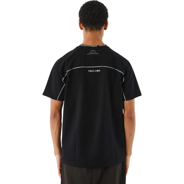 PXP - PROJECT X PARIS Oversized T-shirt with reflective details Black 2510181-BK
