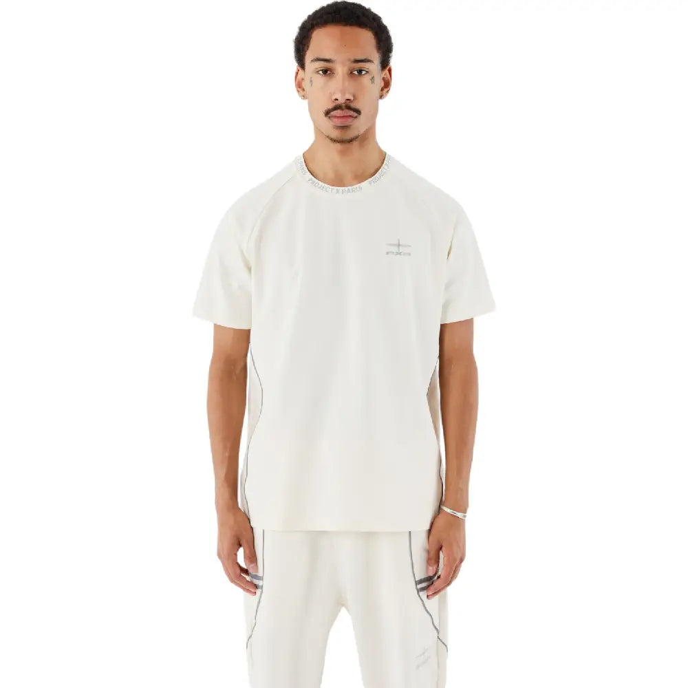 PXP - PROJECT X PARIS Oversized T-shirt with reflective details White 2510181-CC