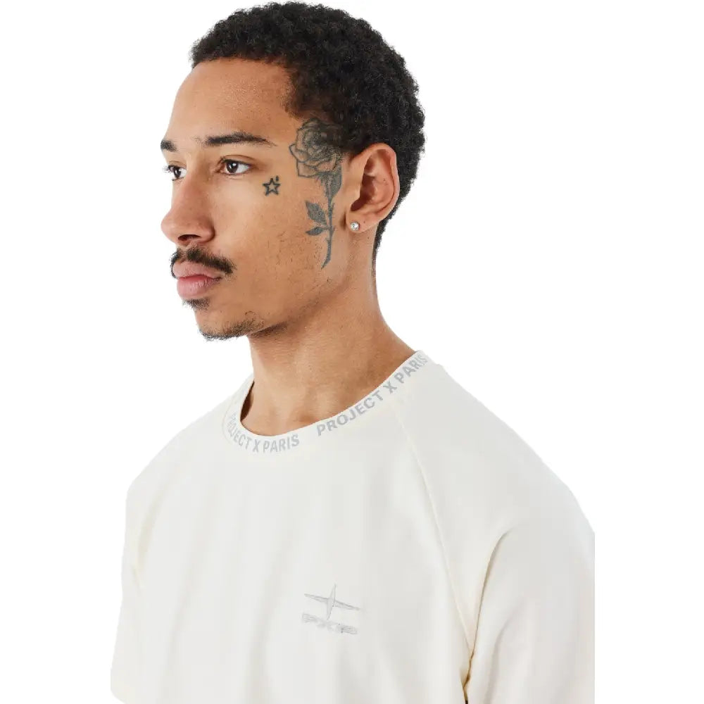 PXP - PROJECT X PARIS Oversized T-shirt with reflective details White 2510181-CC