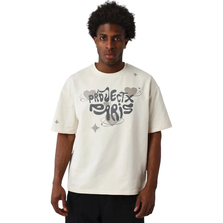 PXP - PROJECT X PARIS Oversized Y2K T-shirt White 2510184-CC