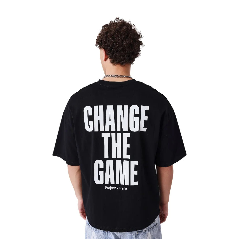 PXP - PROJECT X PARIS Boxy Essentials T-Shirt Black 2511023-BK