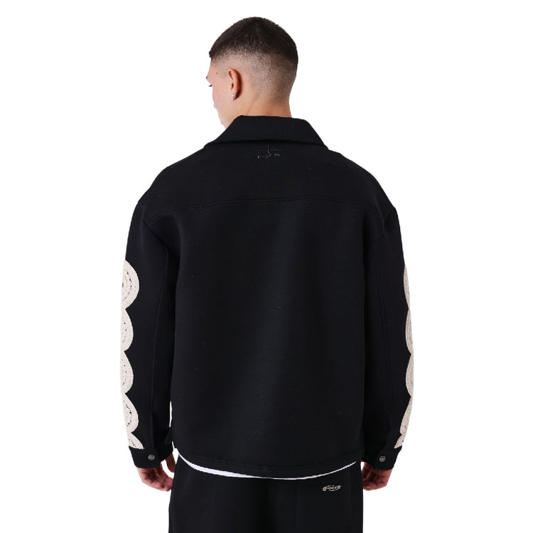 PXP - PROJECT X PARIS Neoprene Overshirt Black 2533187-BK