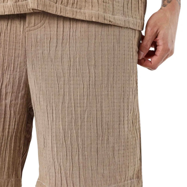 PXP - PROJECT X PARIS Casual Pleated Shorts Beige 2540161-TP