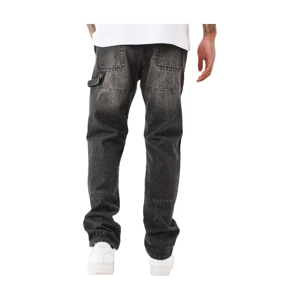 PXP - PROJECT X PARIS Wide-Leg Carpenter Jeans Black 2594403-BK