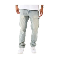 PXP - PROJECT X PARIS Wide-Leg Carpenter Jeans Blue 2594403-BL