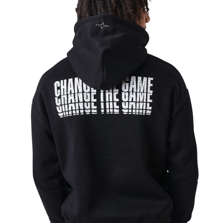 PXP - PROJECT X PARIS Printed Hoodie On The Back Black 2622320-BKW