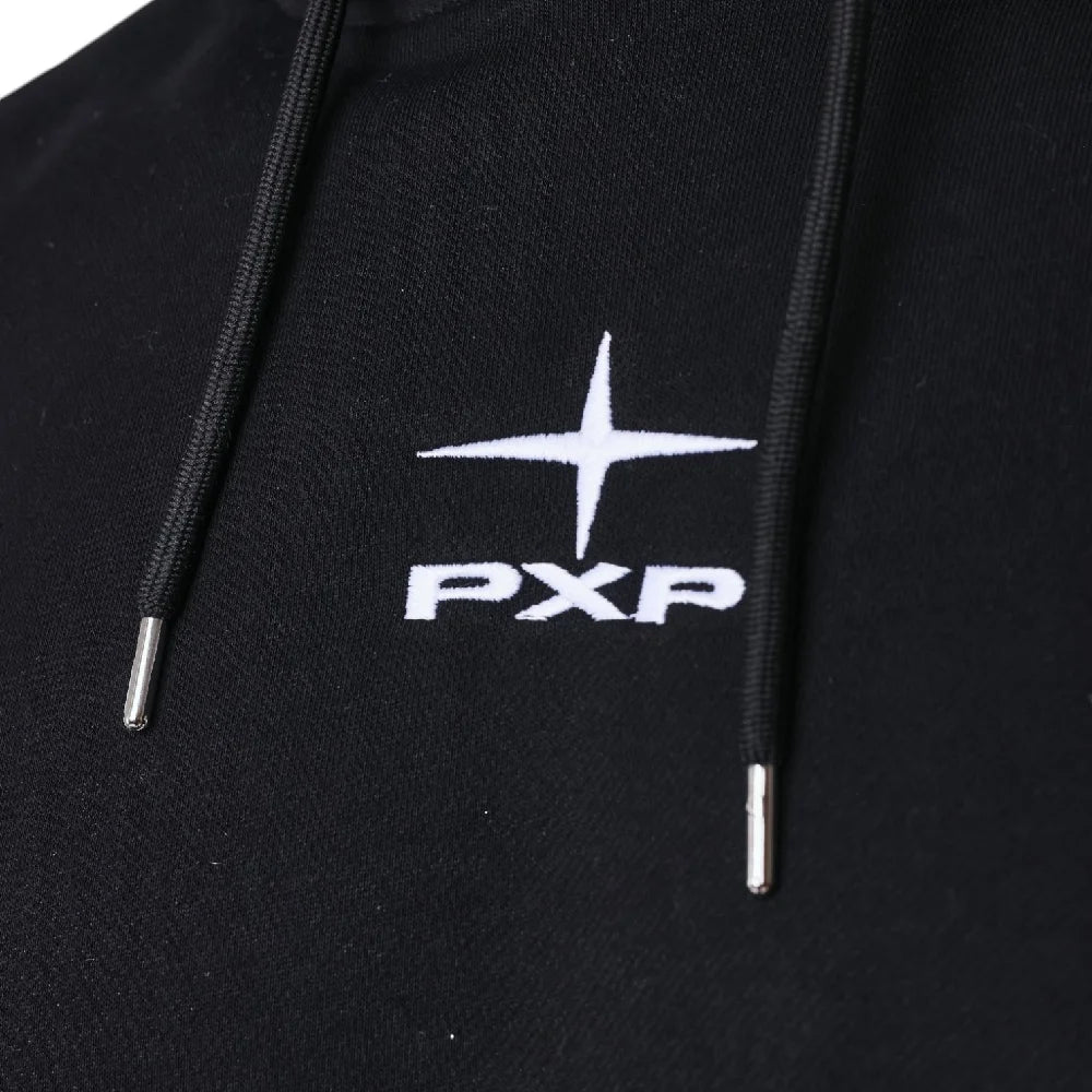 PXP - PROJECT X PARIS Printed Hoodie On The Back Black 2622320-BKW