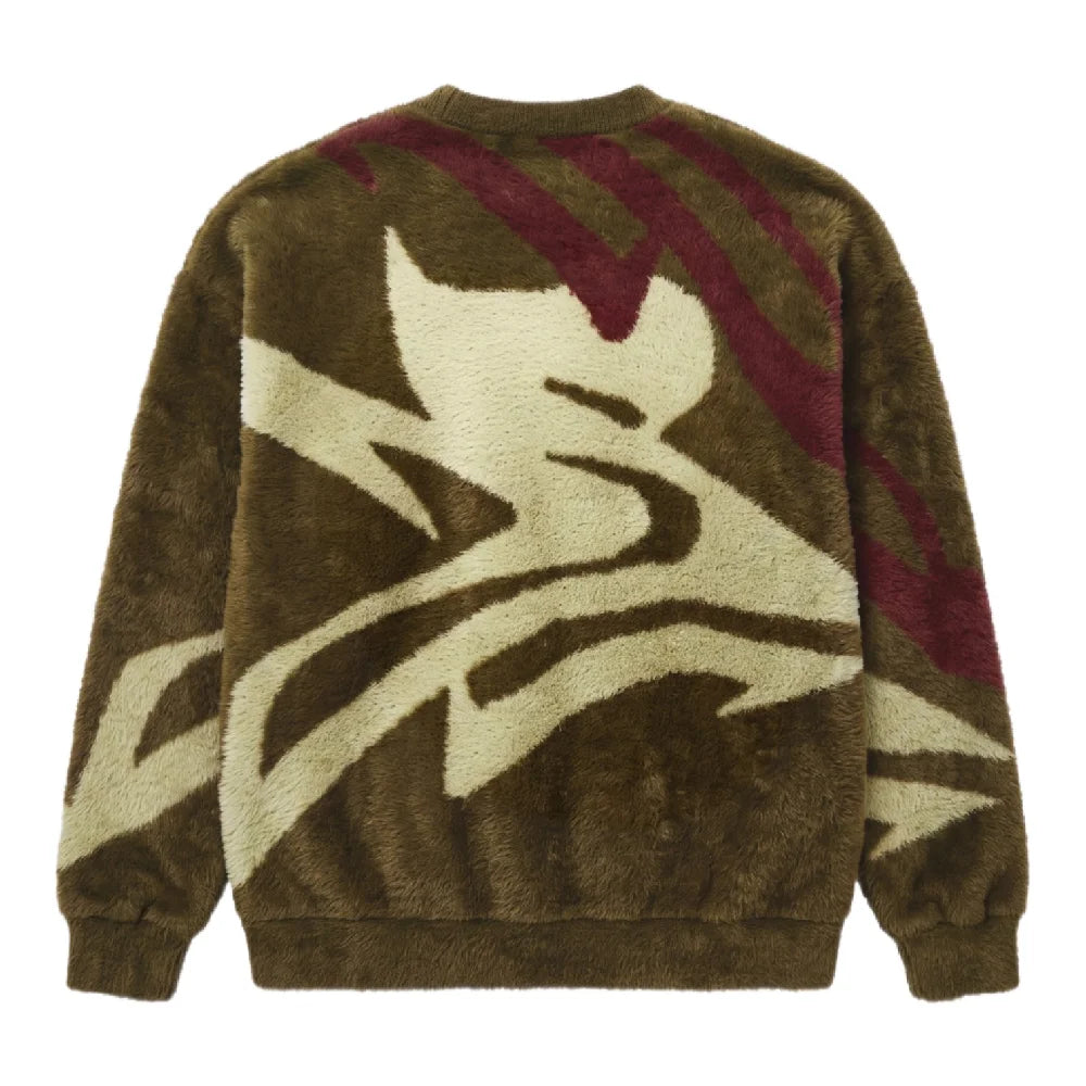 PXP - PROJECT X PARIS Round Neck Mohair Animal Sweater 2661010-OG