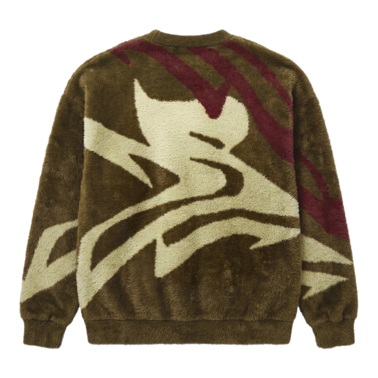 PXP - PROJECT X PARIS Round Neck Mohair Animal Sweater 2661010-OG