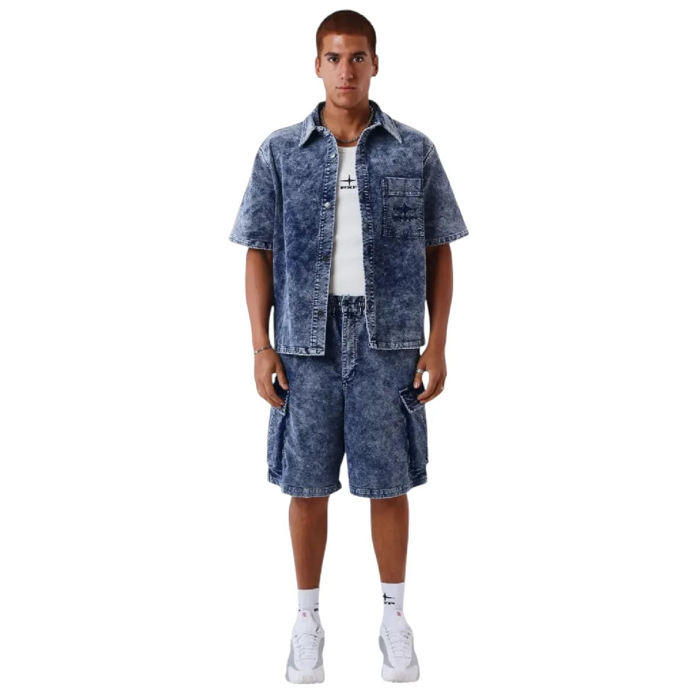 PXP - PROJECT X PARIS Denim Shirt Blue 2693109-BL