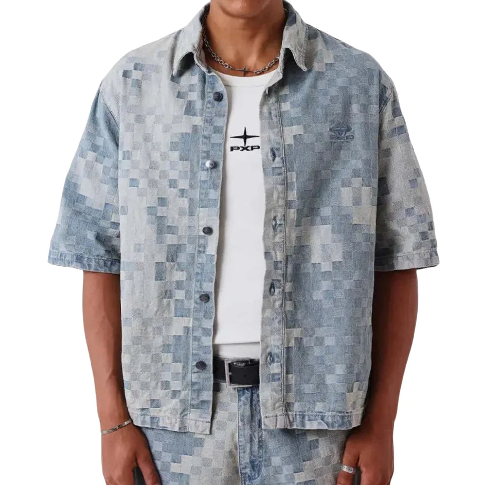 PXP - PROJECT X PARIS Denim Shirt Light Blue 2693115-LB