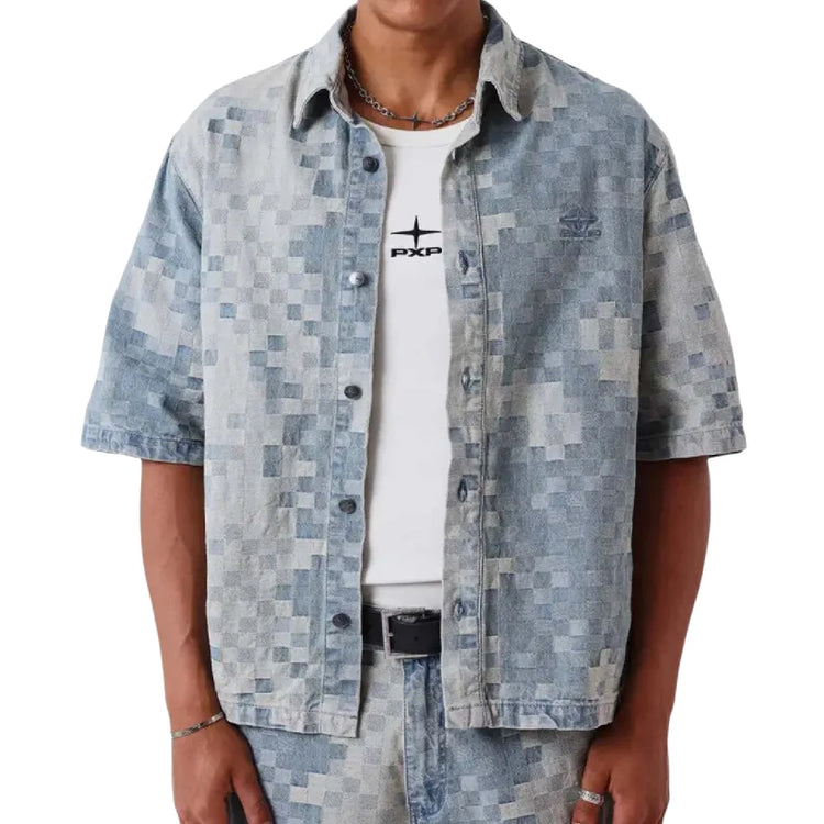 PXP - PROJECT X PARIS Denim Shirt Light Blue 2693115-LB