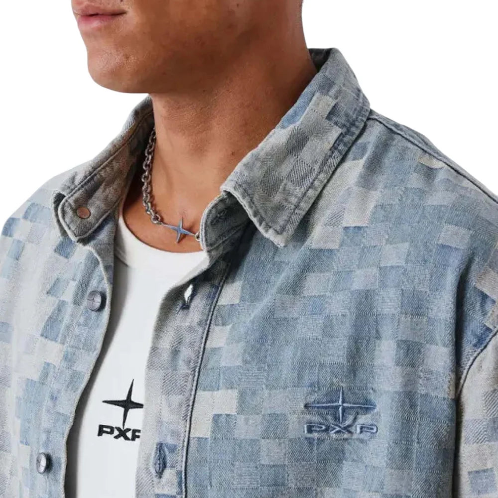 PXP - PROJECT X PARIS Denim Shirt Light Blue 2693115-LB
