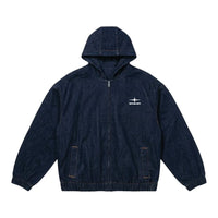 PXP - PROJECT X PARIS Denim Hooded Jacket Blue 2693127-BL