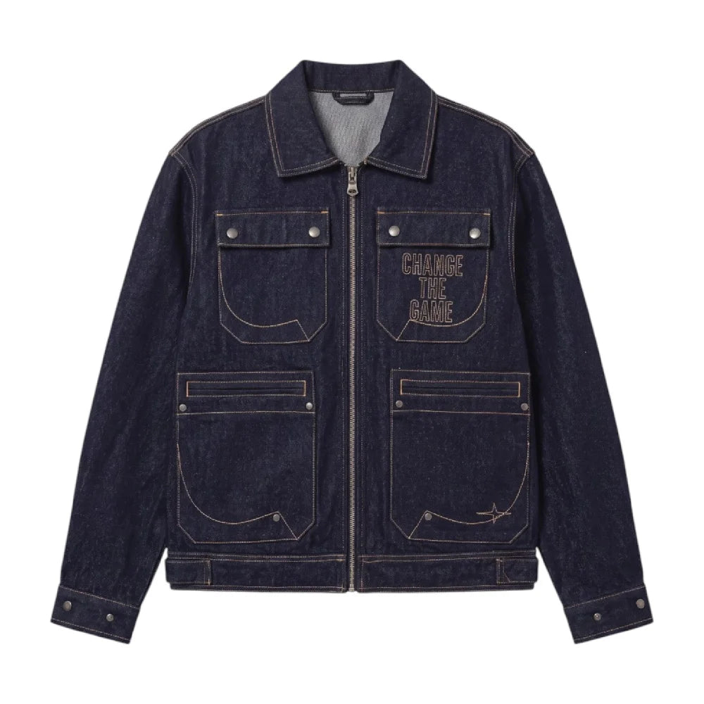 PXP - PROJECT X PARIS Classy Danim Jacket Blue 2693129-JB