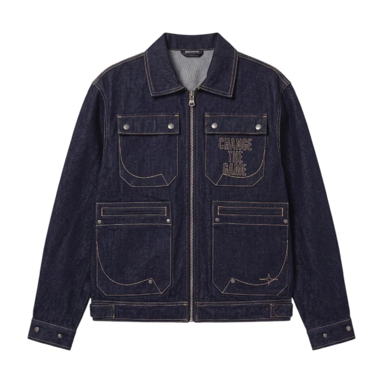 PXP - PROJECT X PARIS Classy Danim Jacket Blue 2693129-JB