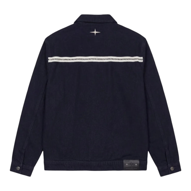 PXP - PROJECT X PARIS Two-Tone Denim Jacket With Crochet Details 2693134-JB