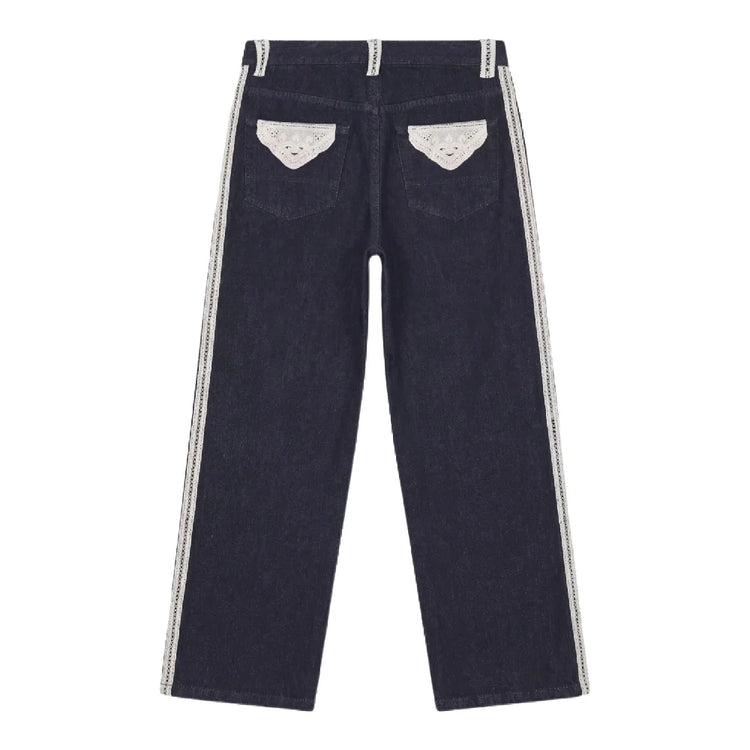 PXP - PROJECT X PARIS Two-Tone Jeans With Crochet Details 2694134-JB