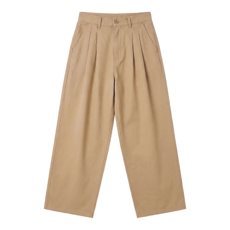 PXP - PROJECT X PARIS Classy Pleated Canvas Pant Beige 2694474-BG