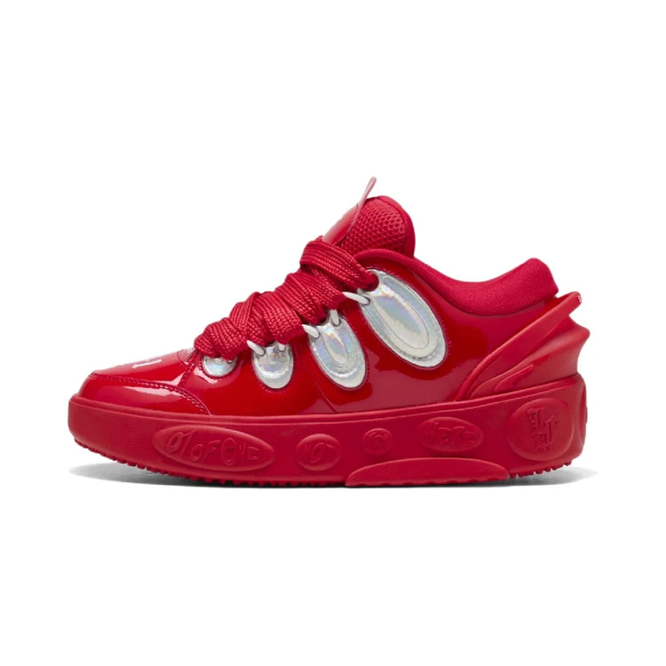 PUMA LaFrancé x PUMA Hoops Red Iridescent Sneakers 314027-01