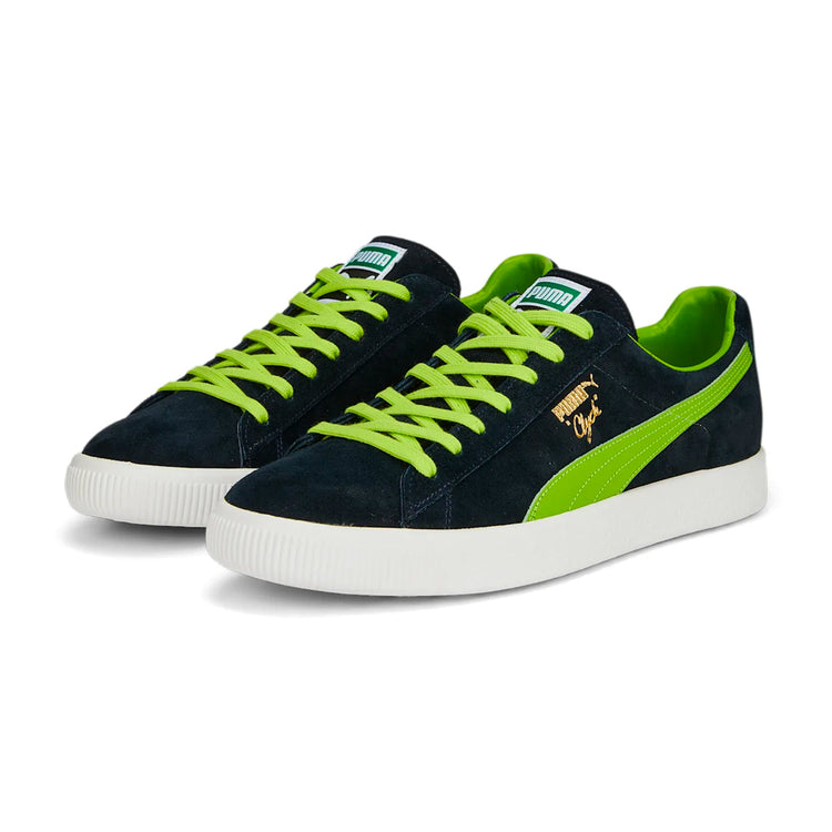 PUMA Clyde Clydezilla MIJ,PUMA Navy-Lim 390085-02