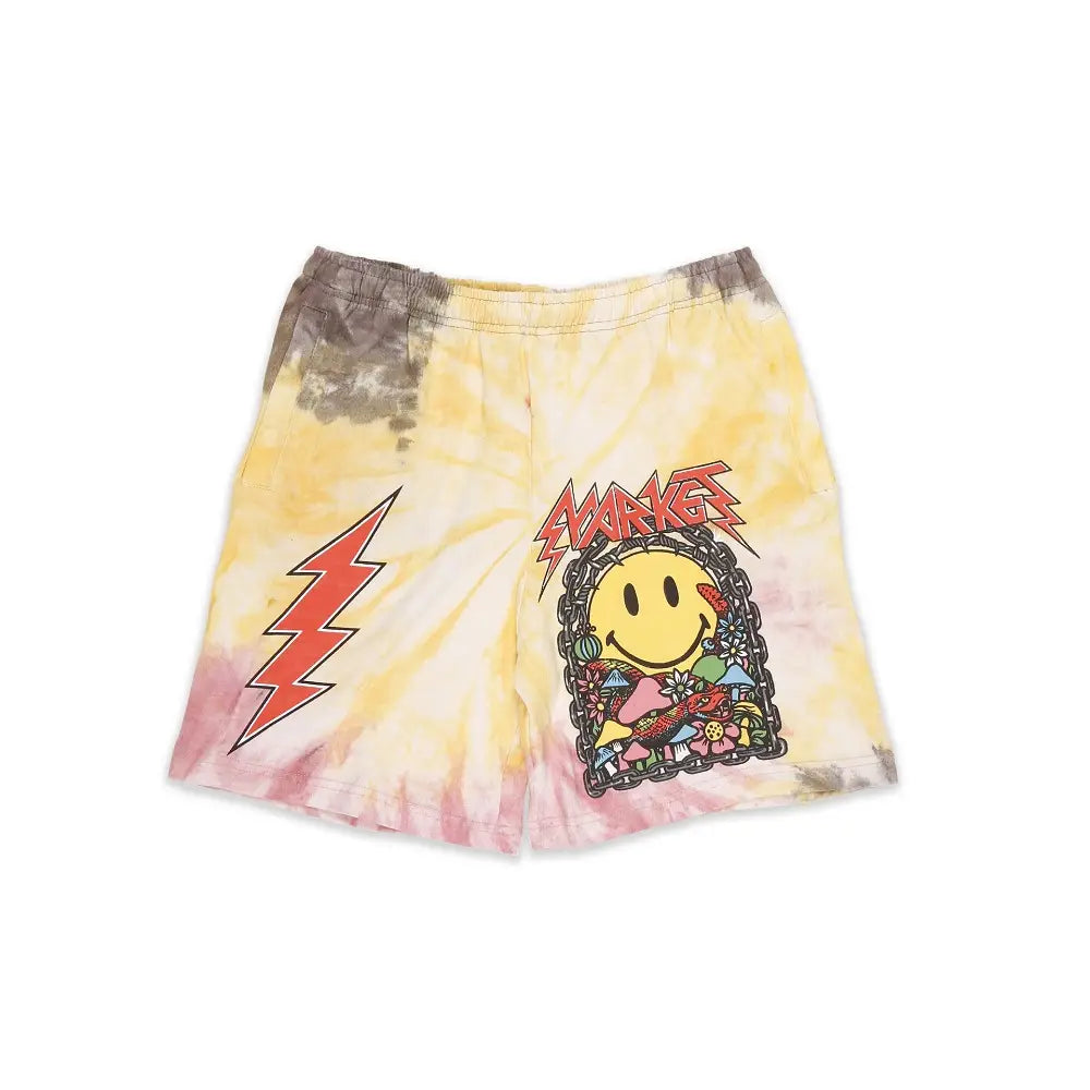 CHINATOWN MARKET IRON MARKET TIE-DYE SHORTS 395000500