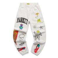 CHINATOWN MARKET VARSITY HAND-DRAWN SWEATPANTS 395000541
